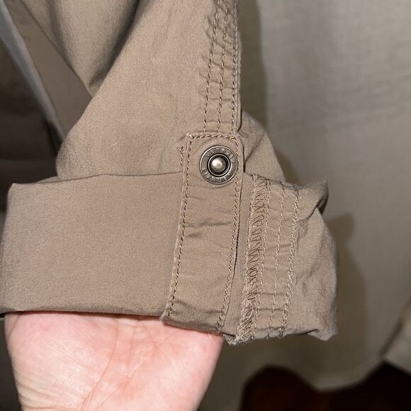 Venezia X Lane Bryant 18 Tan Brown Convertible Cargo Utility Wide Leg Pants - Picture 13 of 15